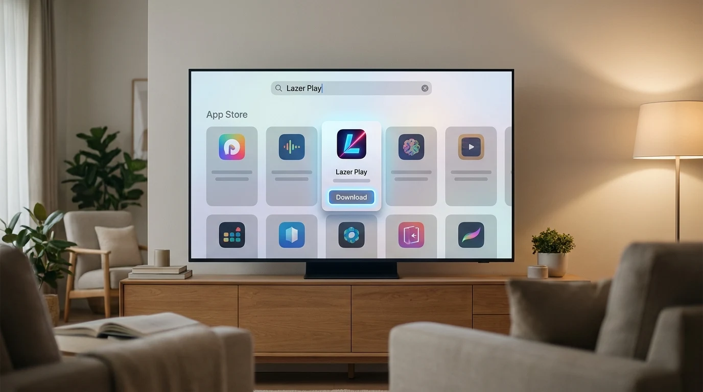 Passo 1 — Abrindo a loja de apps do Smart TV LG para instalar o Lazer Play