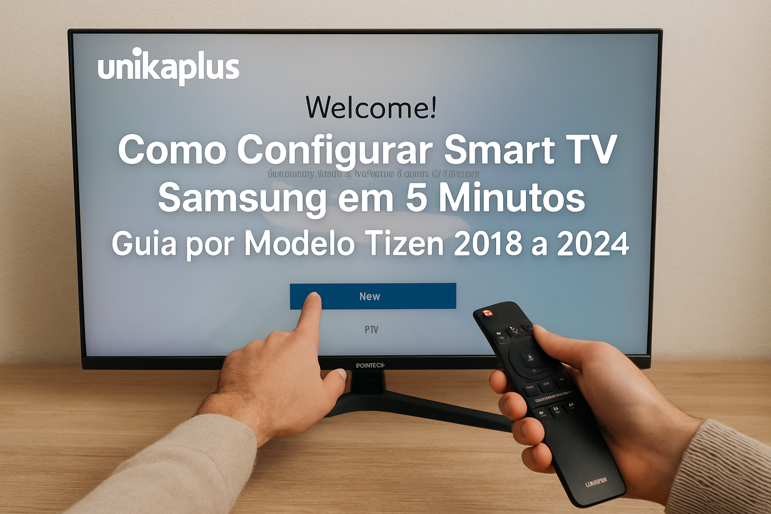 Como Configurar Smart TV Samsung em 5 Minutos, Guia por Modelo Tizen 2018 a 2024